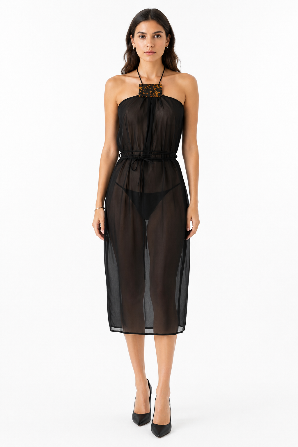Alberta Ferretti Alberta Ferretti silk Black dress Emilia Archive Vintage