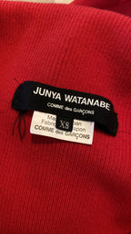 Junya Watanabe red dress 2000s