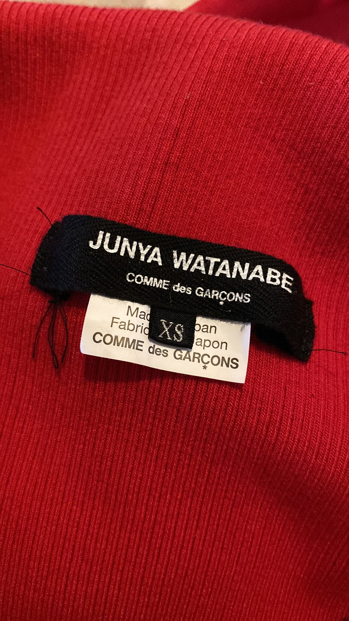 Junya Watanabe red dress 2000s