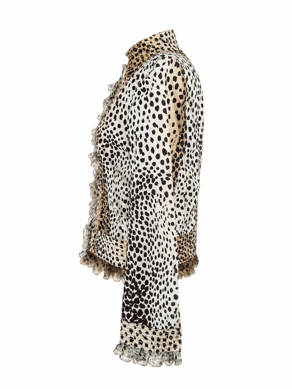 Roberto Cavalli SS 2005 leopard print cotton jacket