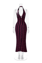 Ungaro Fever midi dress pink "fall in love" hearts