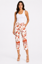 Moschino cherry tomatoes chili print white Pants