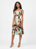 Blumarine SS 2005 Runway print dress African pattern