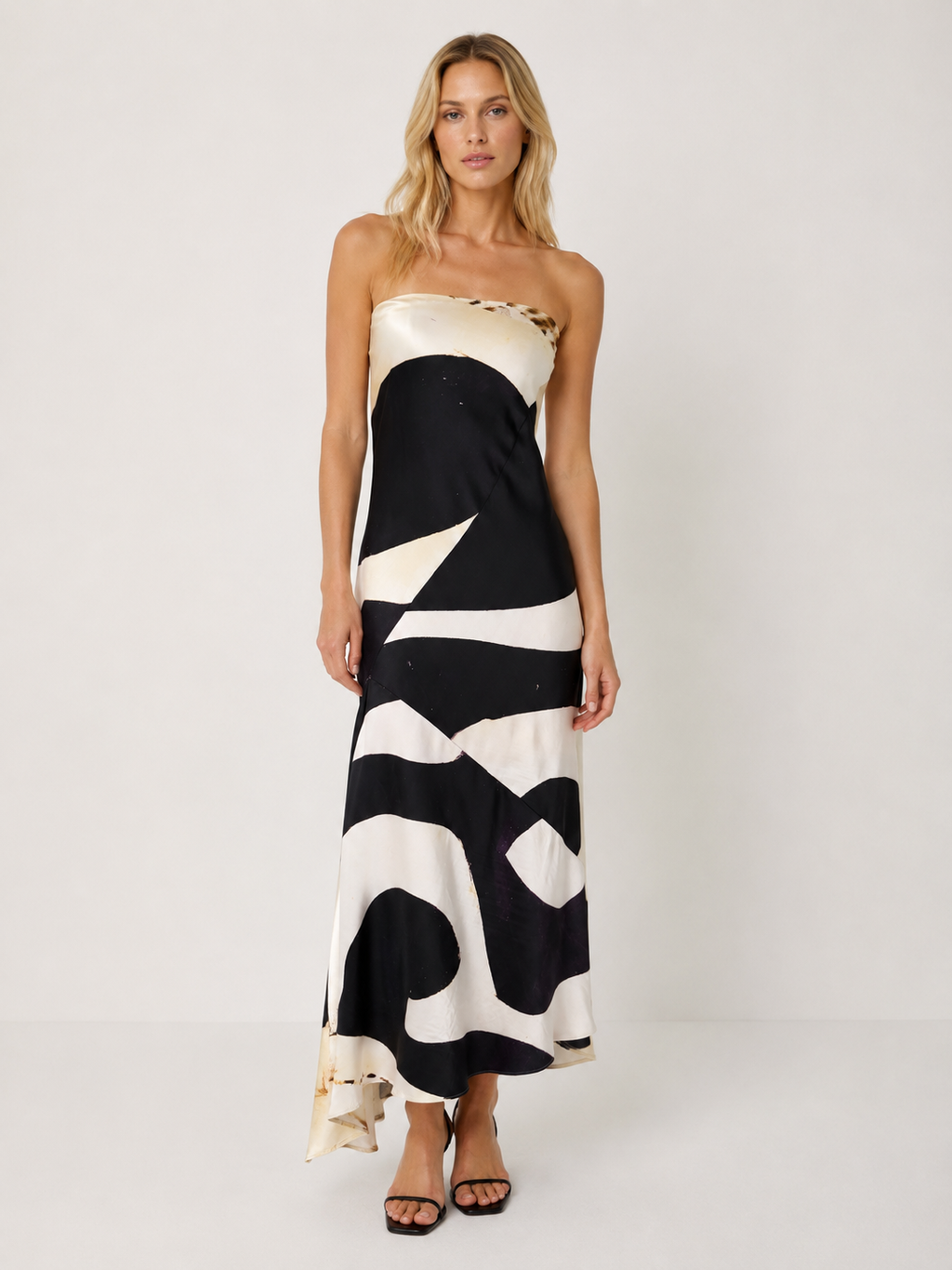 Roberto Cavalli SS 2007 silk dress skirt multi-colored
