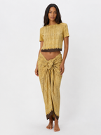 Rare Roberto Cavalli SS 1997 Runway sarong skirt