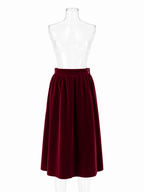 Saint Laurent FW 1980/1981 Runway Archive burgundy tailleur