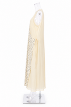 Cerruti 1881 SS 1997 Runway silk beaded embroidered dress