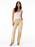 Just Cavalli FW 2003 printed beige pants jeans