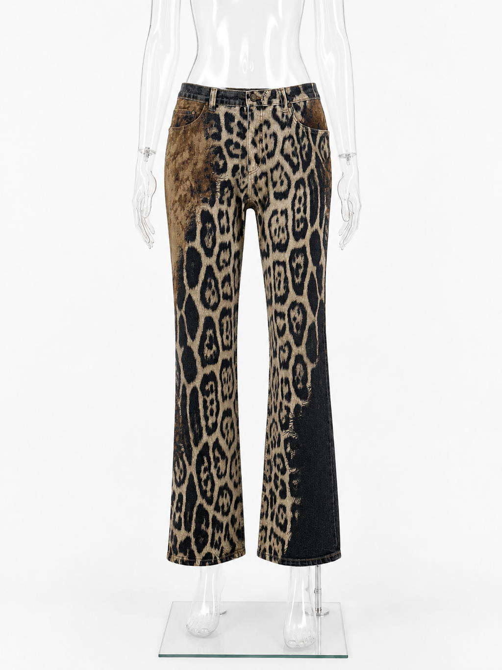 Rare Roberto Cavalli FW 2001 leopard pants jeans