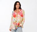 Roberto Cavalli SS 2000 silk floral shirt