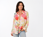 Roberto Cavalli SS 2000 silk floral shirt