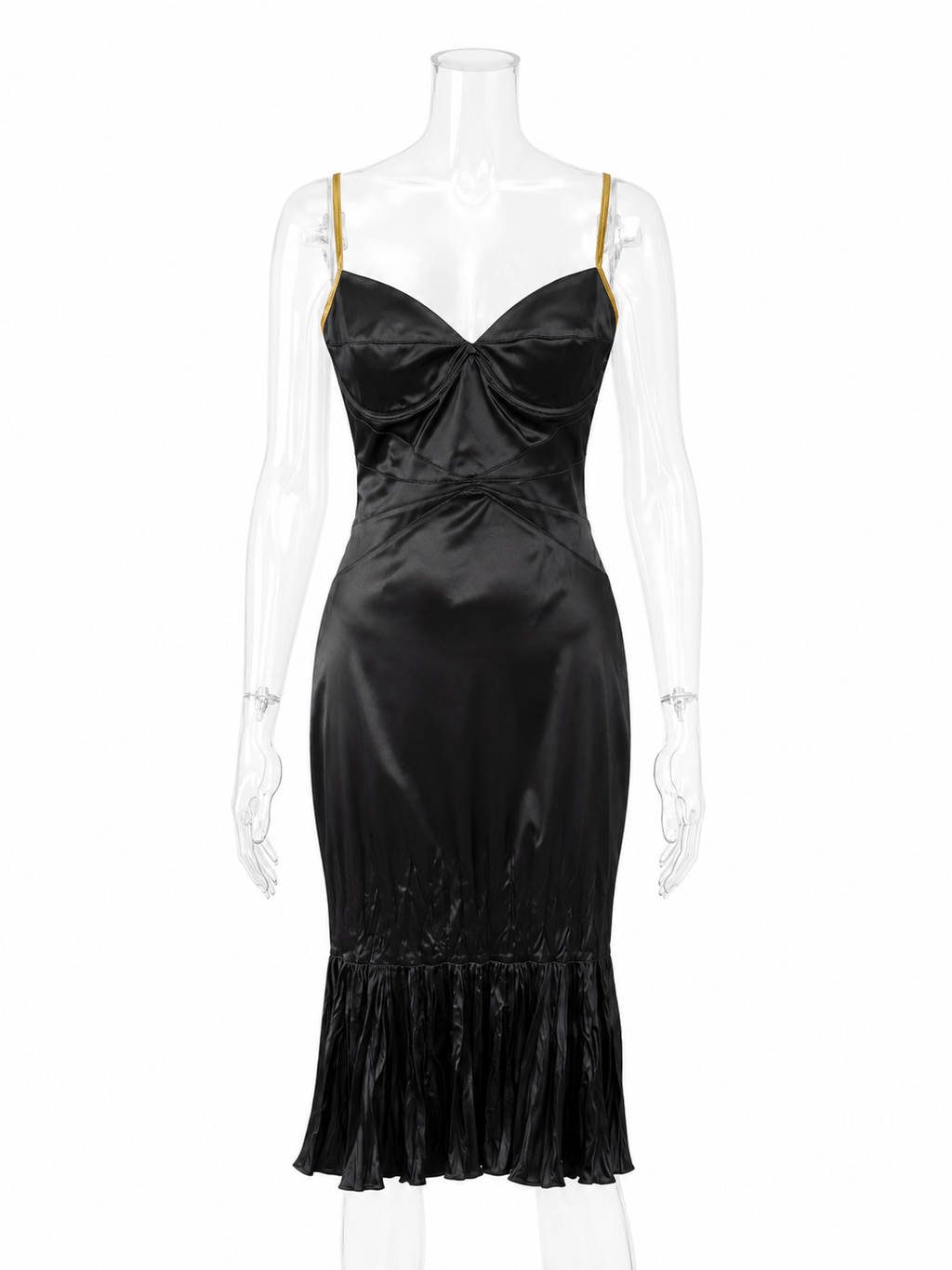 Just Cavalli FW 2005 black dress under the knee