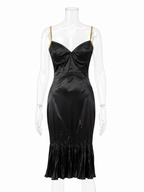 Just Cavalli FW 2005 black dress under the knee