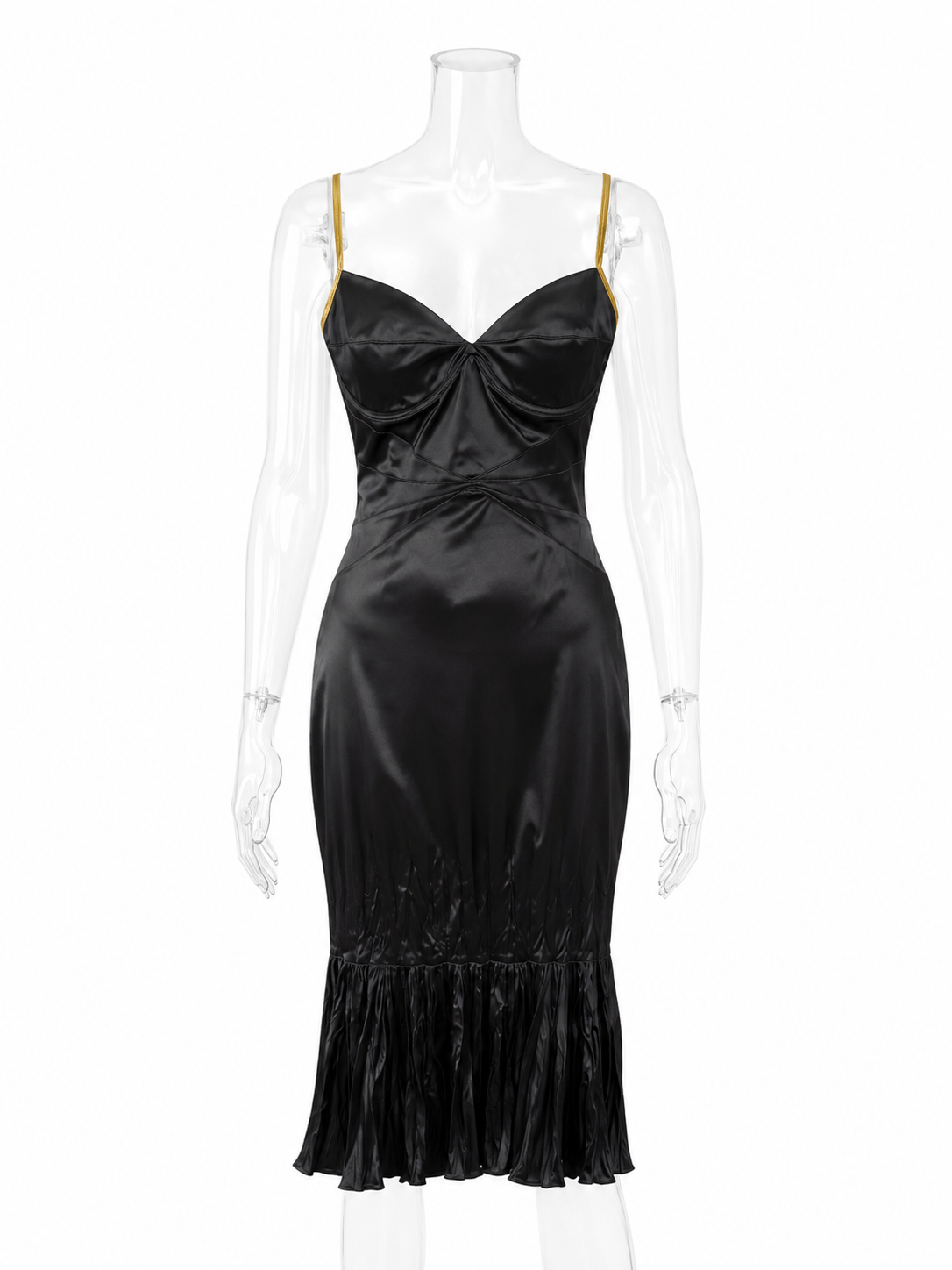 Just Cavalli FW 2005 black dress under the knee