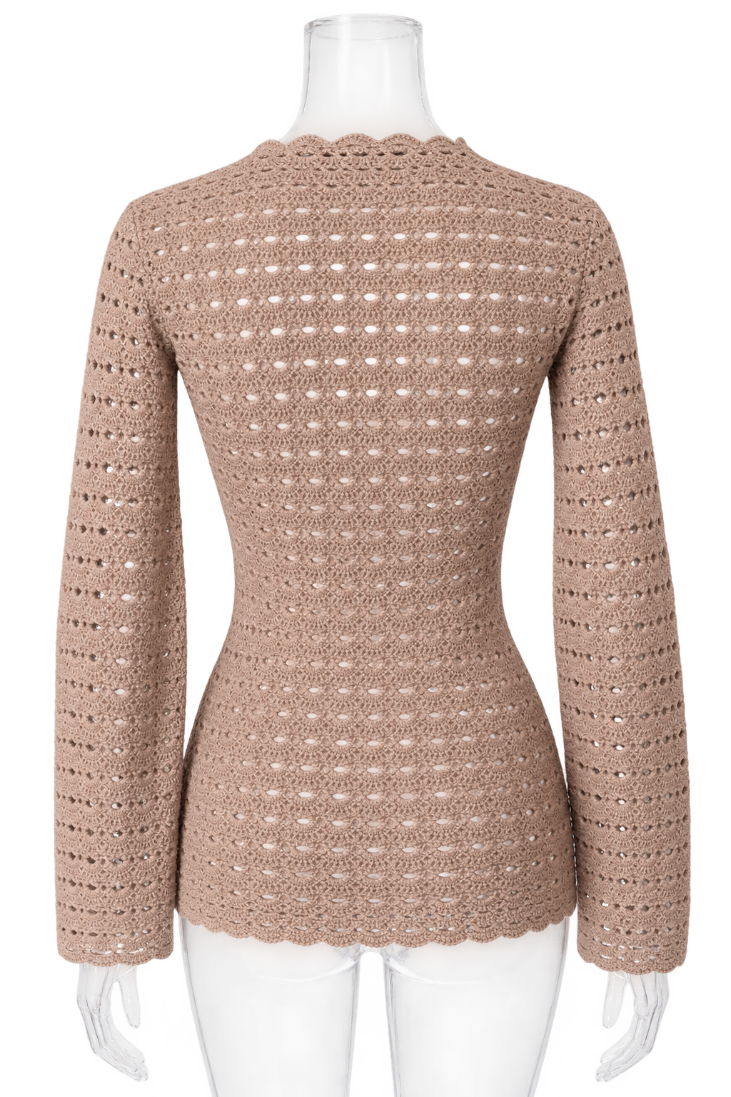 Dolce & Gabbana SS 1997 perforated wool sweater