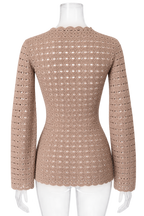 Dolce & Gabbana SS 1997 perforated wool sweater