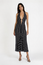 Ungaro midi "fall in love" black dress