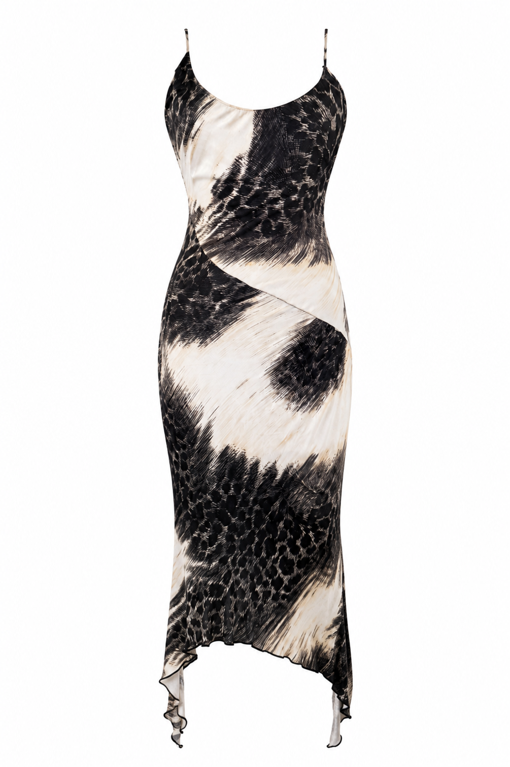 Class Cavalli 2000s asymmetric dress