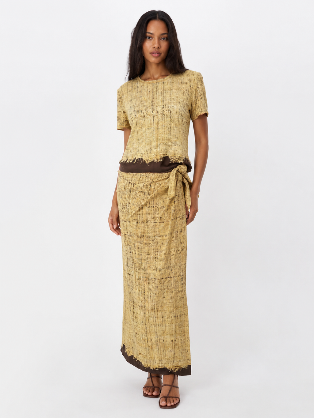 Rare Roberto Cavalli SS 1997 Runway sarong skirt