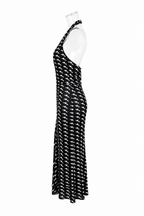 Ungaro midi "fall in love" black dress