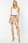 Blumarine capri pants lemon print vintage