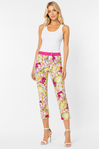 Blumarine capri pants lemon print vintage