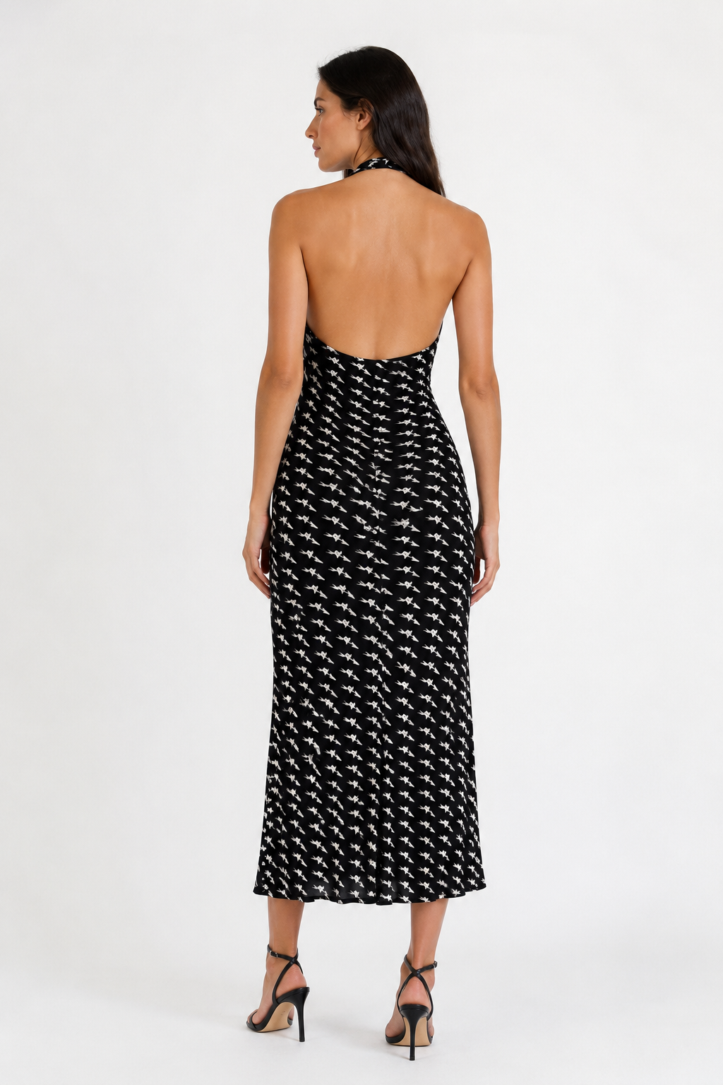 Ungaro midi "fall in love" black dress