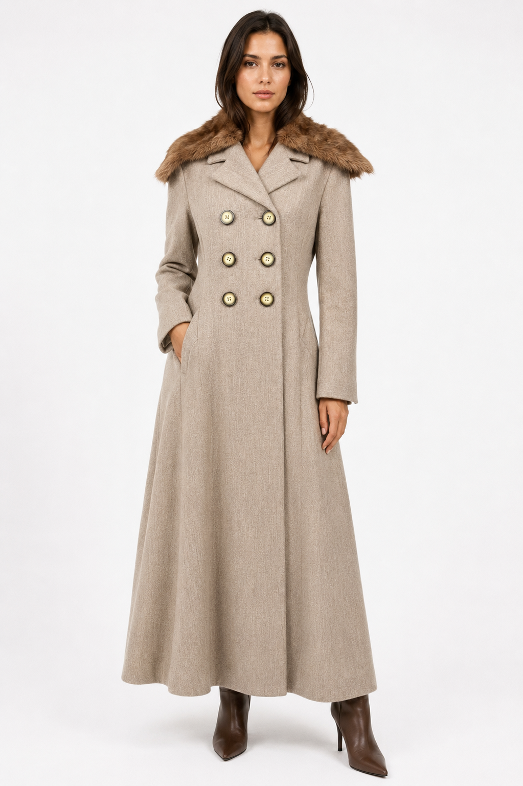 Rare Christian Dior 90s wool coat by Gianfranco Ferré Era