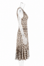 Roberto Cavalli SS 2006 multicolor dress