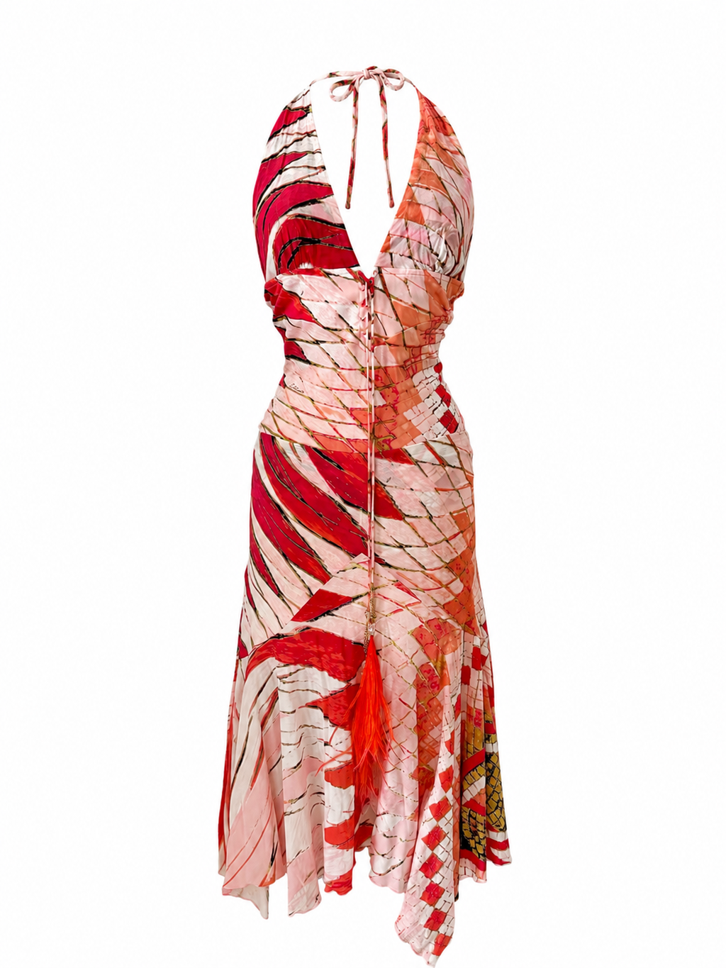 Roberto Cavalli S/S 2004 silk set