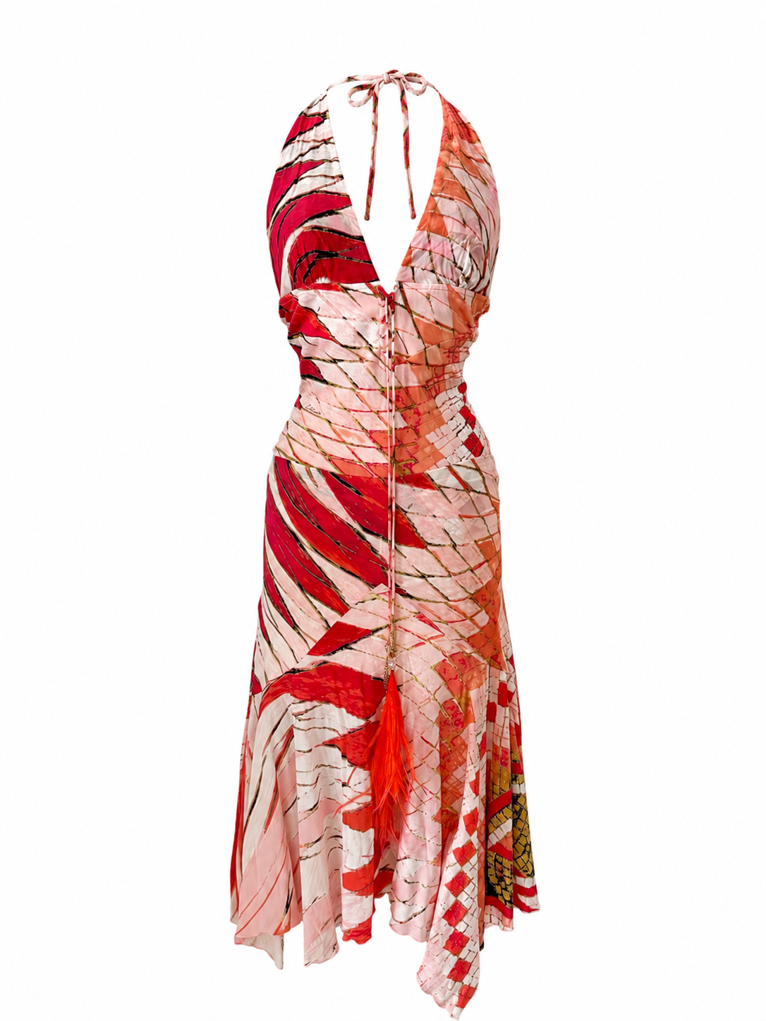 Roberto Cavalli S/S 2004 silk set