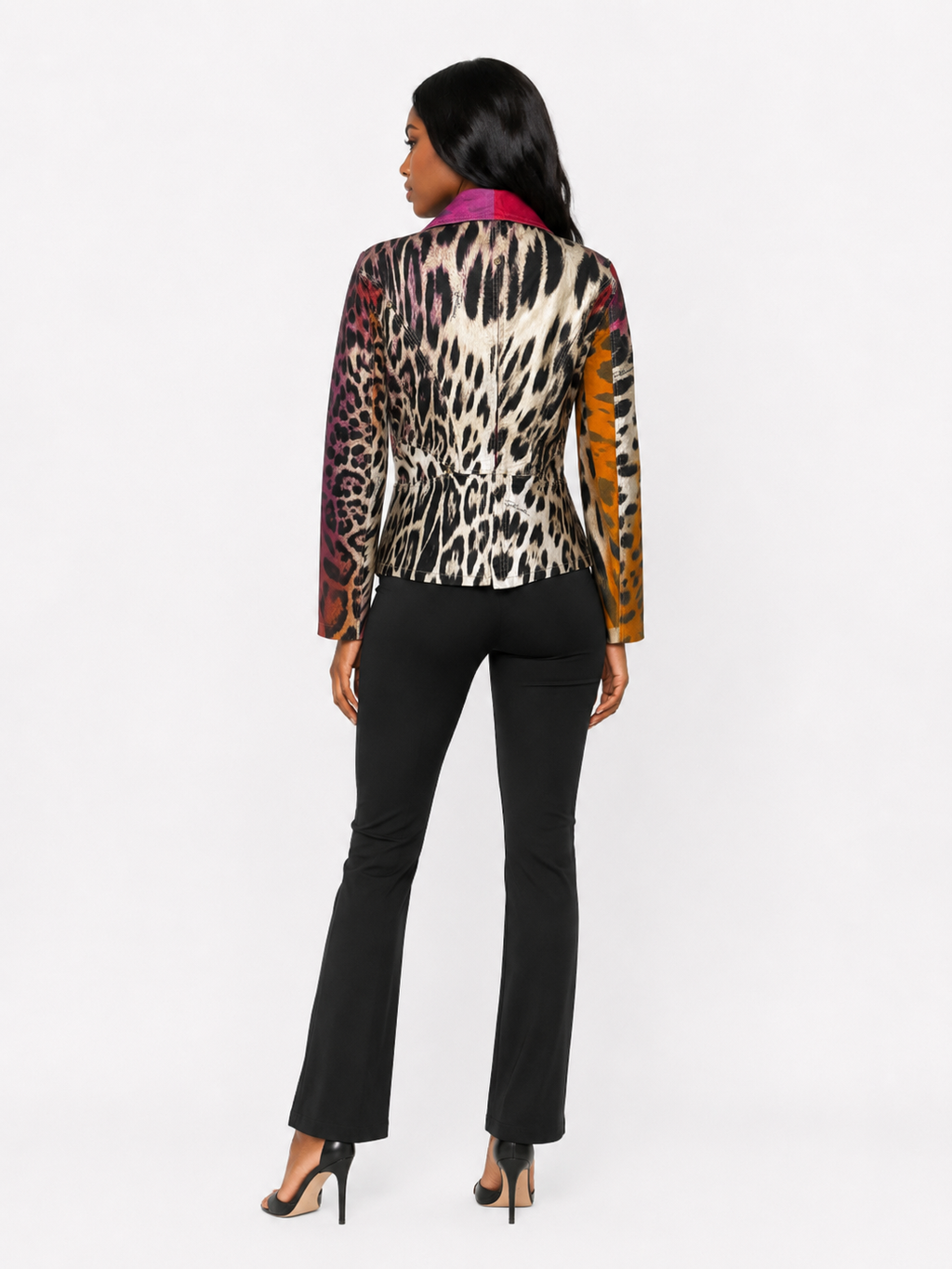 Just Cavalli F/W 2005 leopard colorful jacket