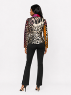 Just Cavalli F/W 2005 leopard colorful jacket
