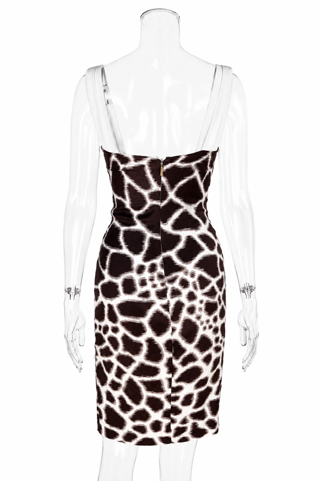 Roberto Cavalli SS 2006 giraffe print mini silk dress