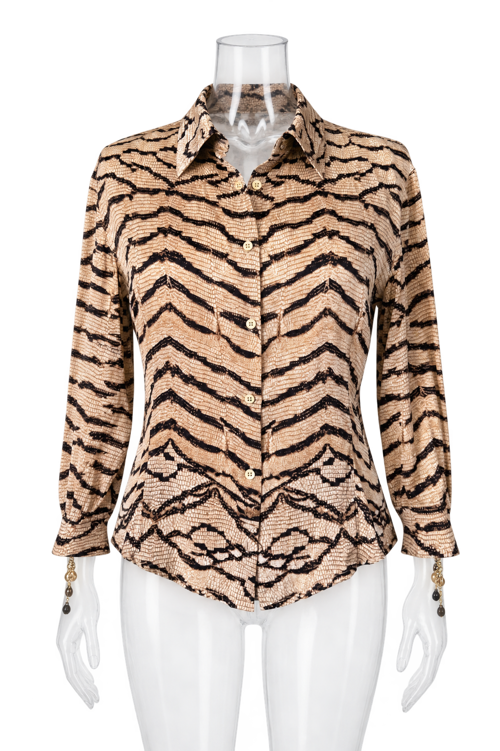 Roberto Cavalli SS 2005 silk shirt