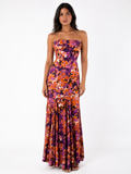 Just Cavalli mermaid multicolore maxi dress early 2000s