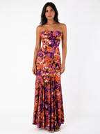 Just Cavalli mermaid multicolore maxi dress early 2000s
