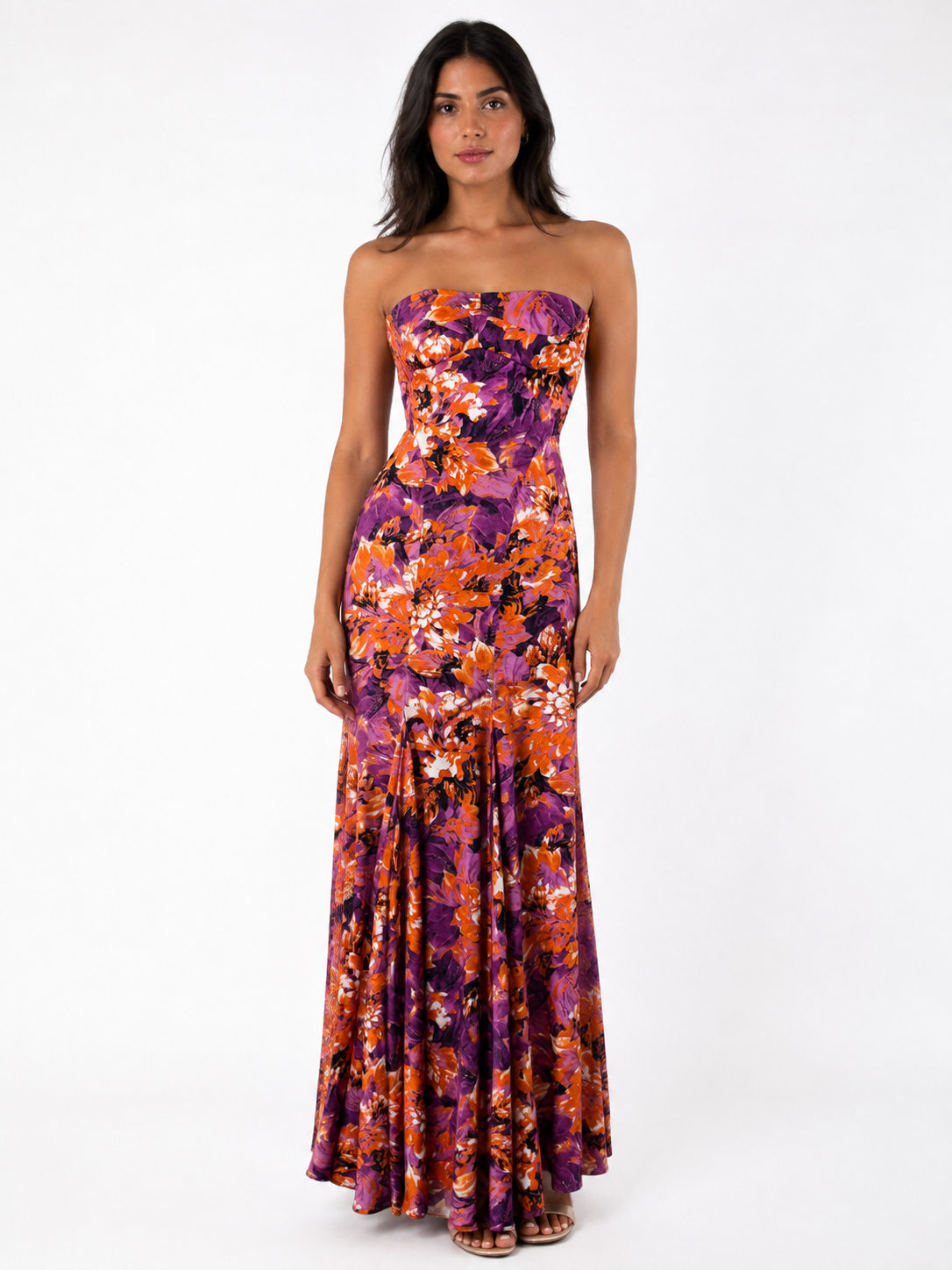Just Cavalli mermaid multicolore maxi dress early 2000s