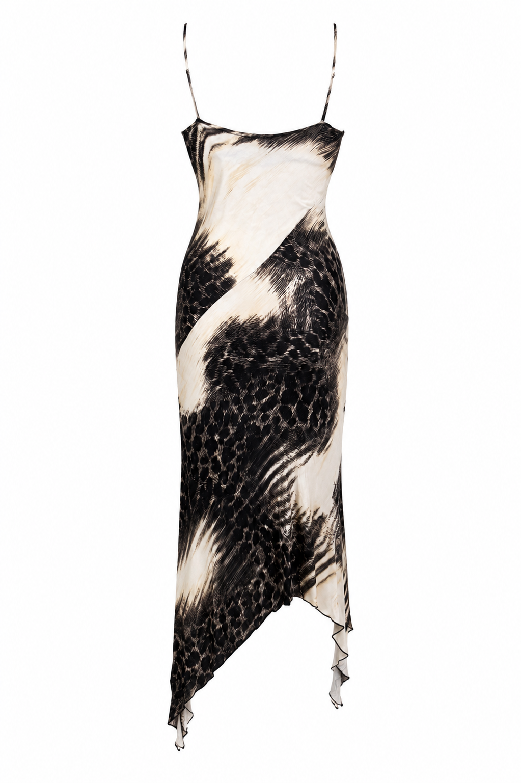 Class Cavalli 2000s asymmetric dress