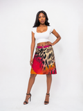 Just Cavalli F/W 2005 colorful leo skirt