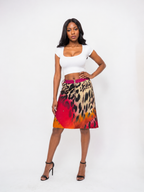 Just Cavalli F/W 2005 colorful leo skirt