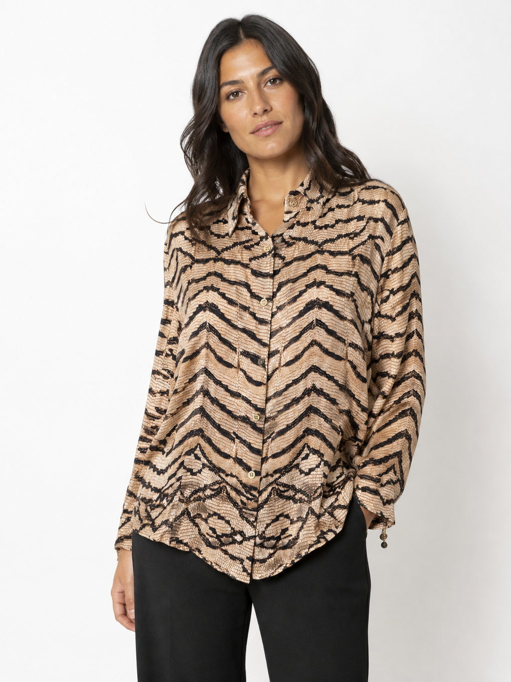 Roberto Cavalli SS 2005 silk shirt