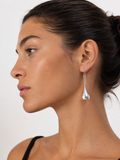 925 silver drop vintage pendant teardrop 90s