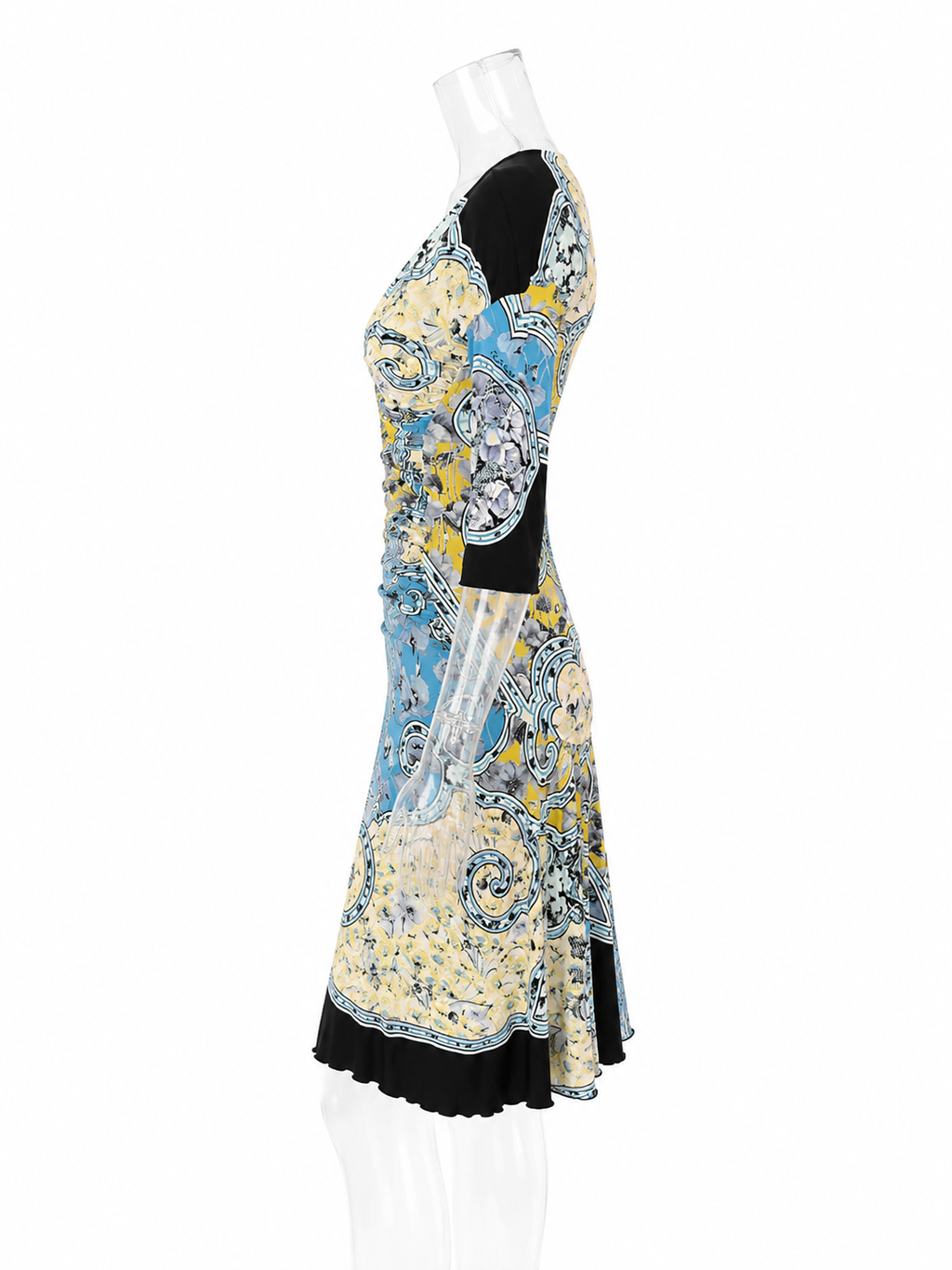 Roberto Cavalli SS 2005 mini dress 3/4 sleeves