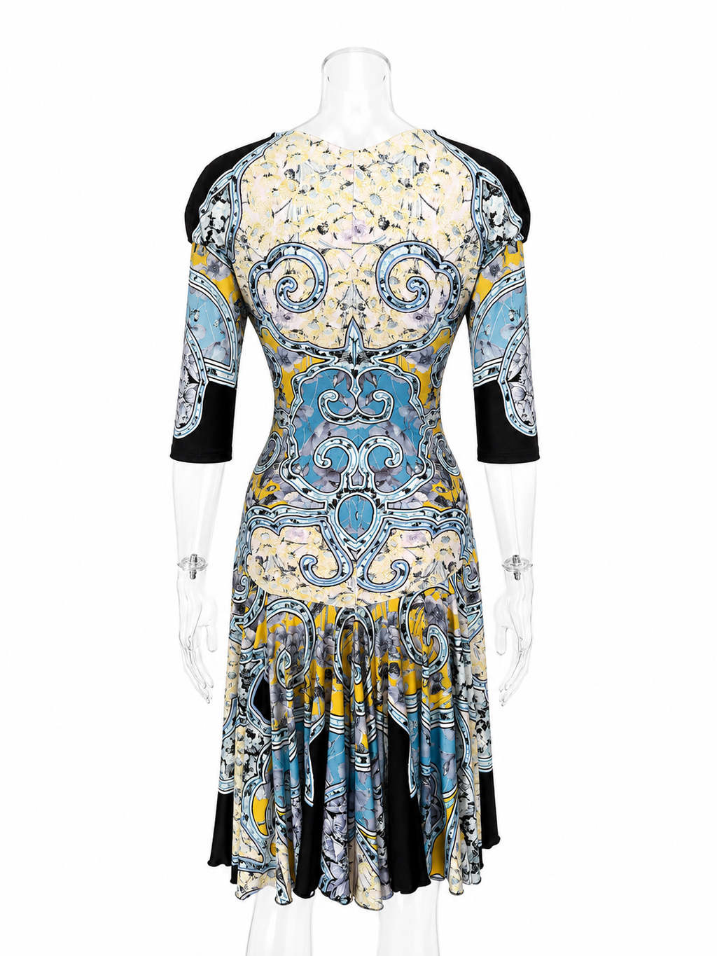 Roberto Cavalli SS 2005 mini dress 3/4 sleeves