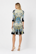 Roberto Cavalli SS 2005 mini dress 3/4 sleeves
