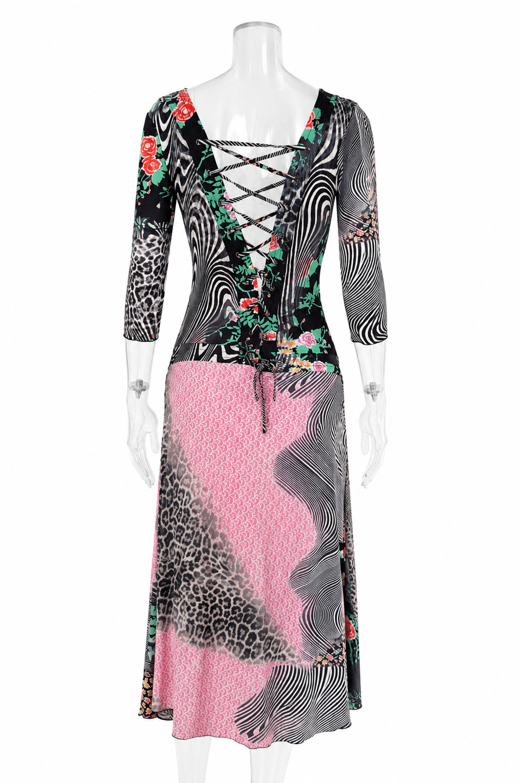 Class Roberto Cavalli midi length vintage dress 2000s