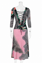 Class Roberto Cavalli midi length vintage dress 2000s