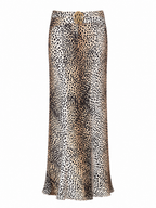 Roberto Cavalli SS 2005 long mermaid leopard skirt