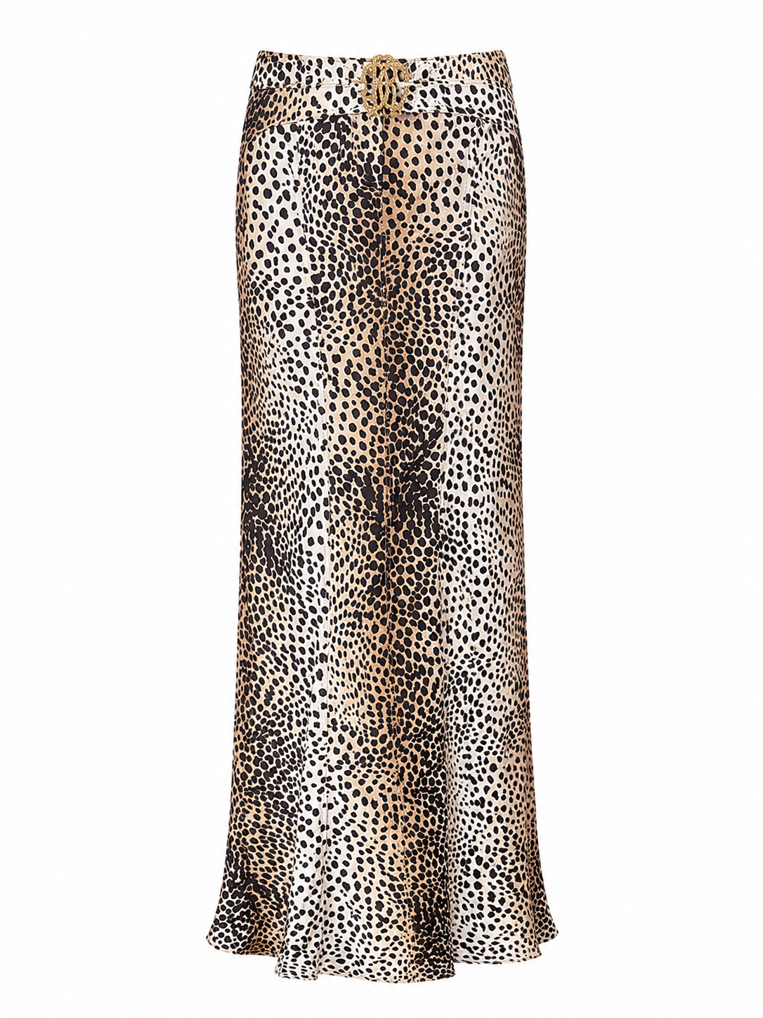 Roberto Cavalli SS 2005 long mermaid leopard skirt